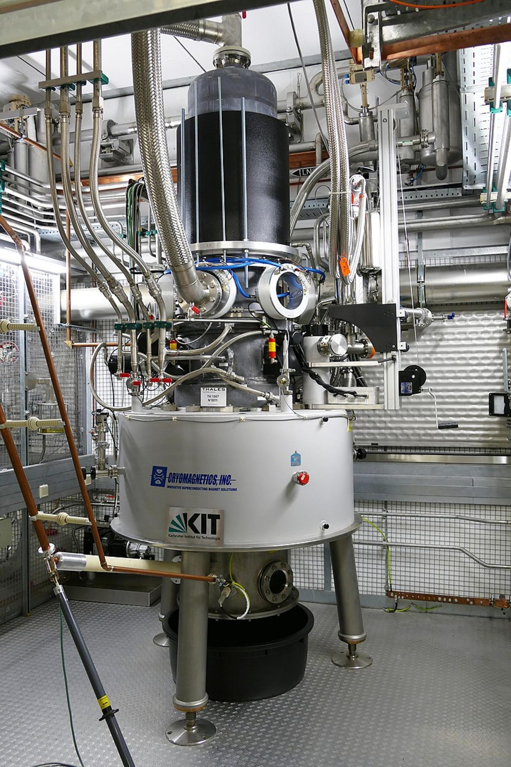 In Germany, a powerful 1-MW, 150-GHz gyrotron is used to heat plasma for the Wendelstein 7-X fusion experiment.