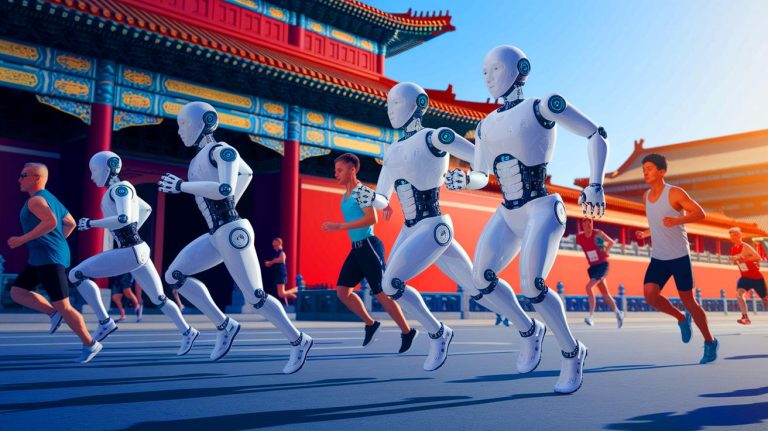 “Robots Face Reality Check”: Chinese Humanoids Stumble in Thrilling Half-Marathon Debut, Sparking Waves of Shock and Awe