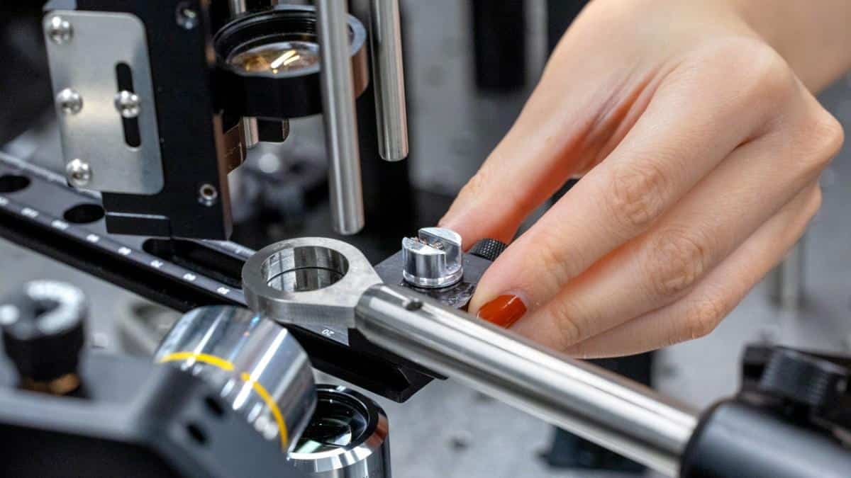 In the Hassani Group lab, a special launch pad propels metal particles at supersonic velocity, while high-speed cameras record the impact.