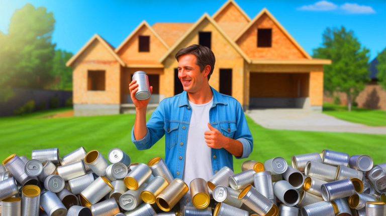 “He’s Building a Home Out of Cans: Damian Gordon’s Radical $5,000 Gamble to Achieve Homeownership in 1,500 Square Feet