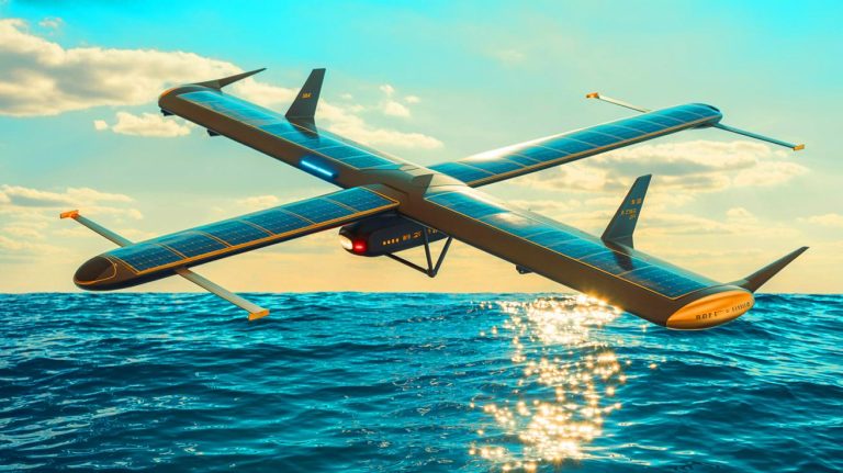 This Solar Drone Stuns with Boeing 747 Wingspan: Experience Unstoppable Aerial Power Promising Continuous Flights for a Full Month
