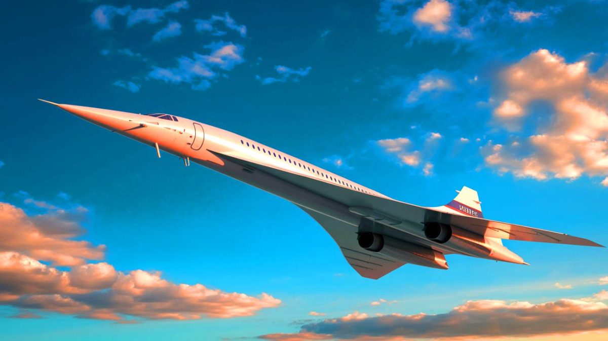 At $7,000 a Ticket, This Supersonic Jet Shattered Time, Bringing Celebrities Across the Atlantic in Hours Illustration of the Concorde jet showcasing its iconic supersonic design and speed.