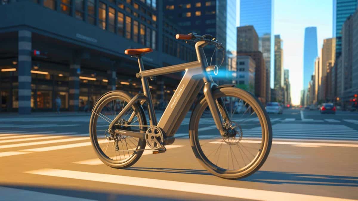 “This Changes Everything”: French Bike Promises Unlimited Range Without Recharging (and it’s already revolutionizing travel) Illustration of the Pi-POP electric bike utilizing supercapacitor technology for sustainable urban mobility.