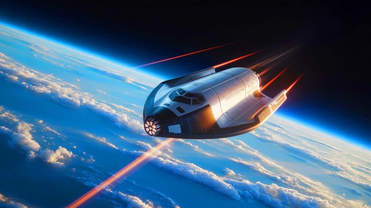 “This Changes Everything”: New Vessel Threatens Global Logistics (and It’s Already on the Military’s Radar) Illustration of the Arc spacecraft demonstrating rapid delivery capability from orbit to Earth.